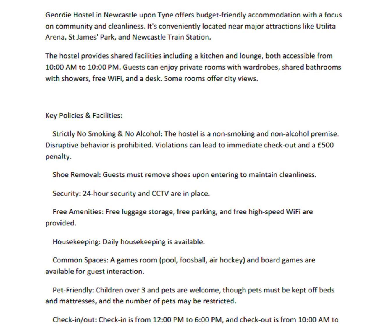 Geordie Hostel Newcastle-upon-Tyne Exteriör bild
